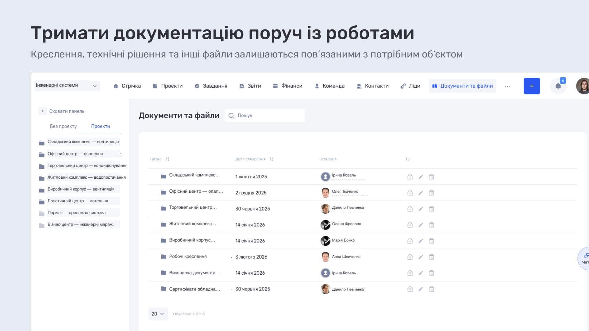Тримати документацію поруч із роботами